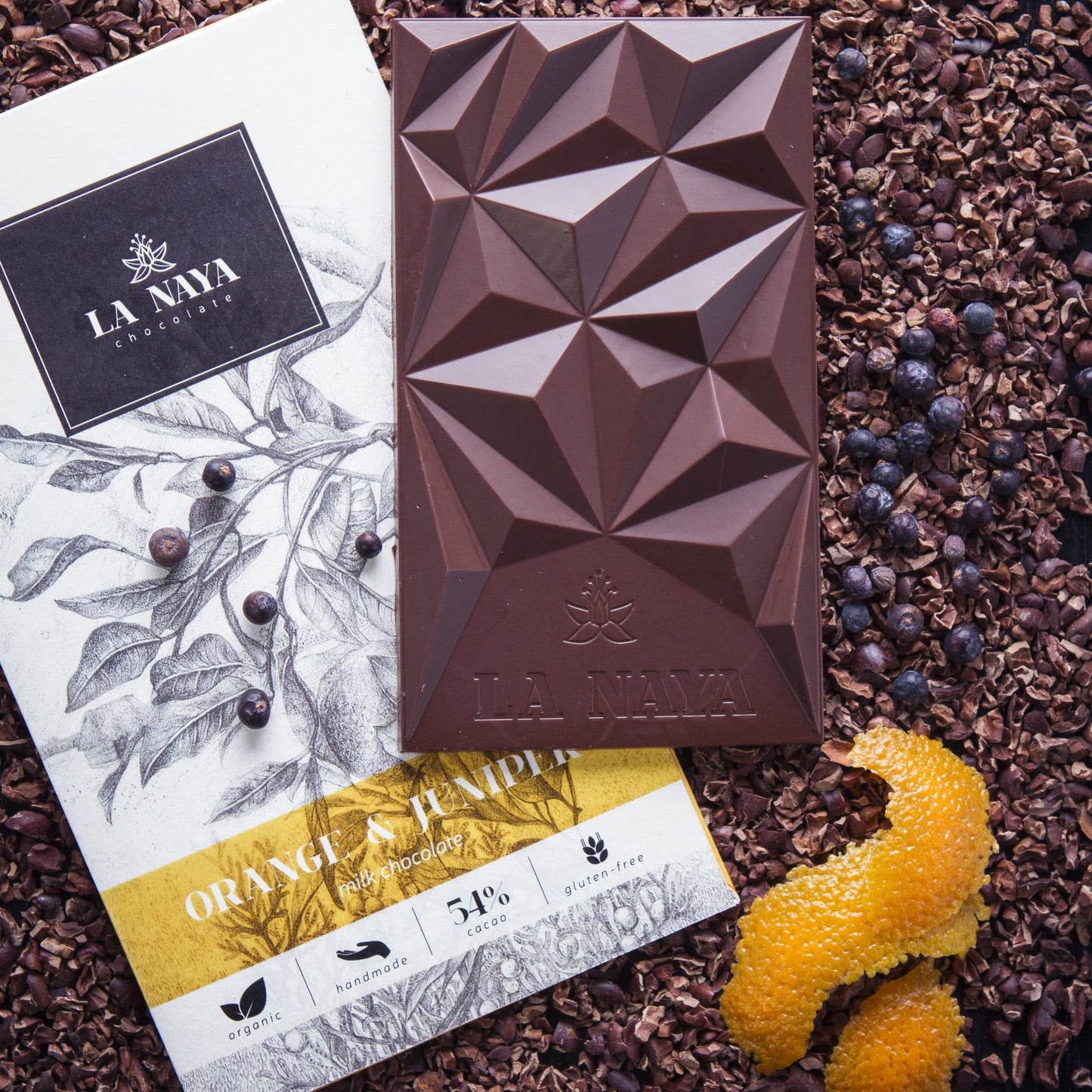 Cioccolato Bio Arancia e Ginepro